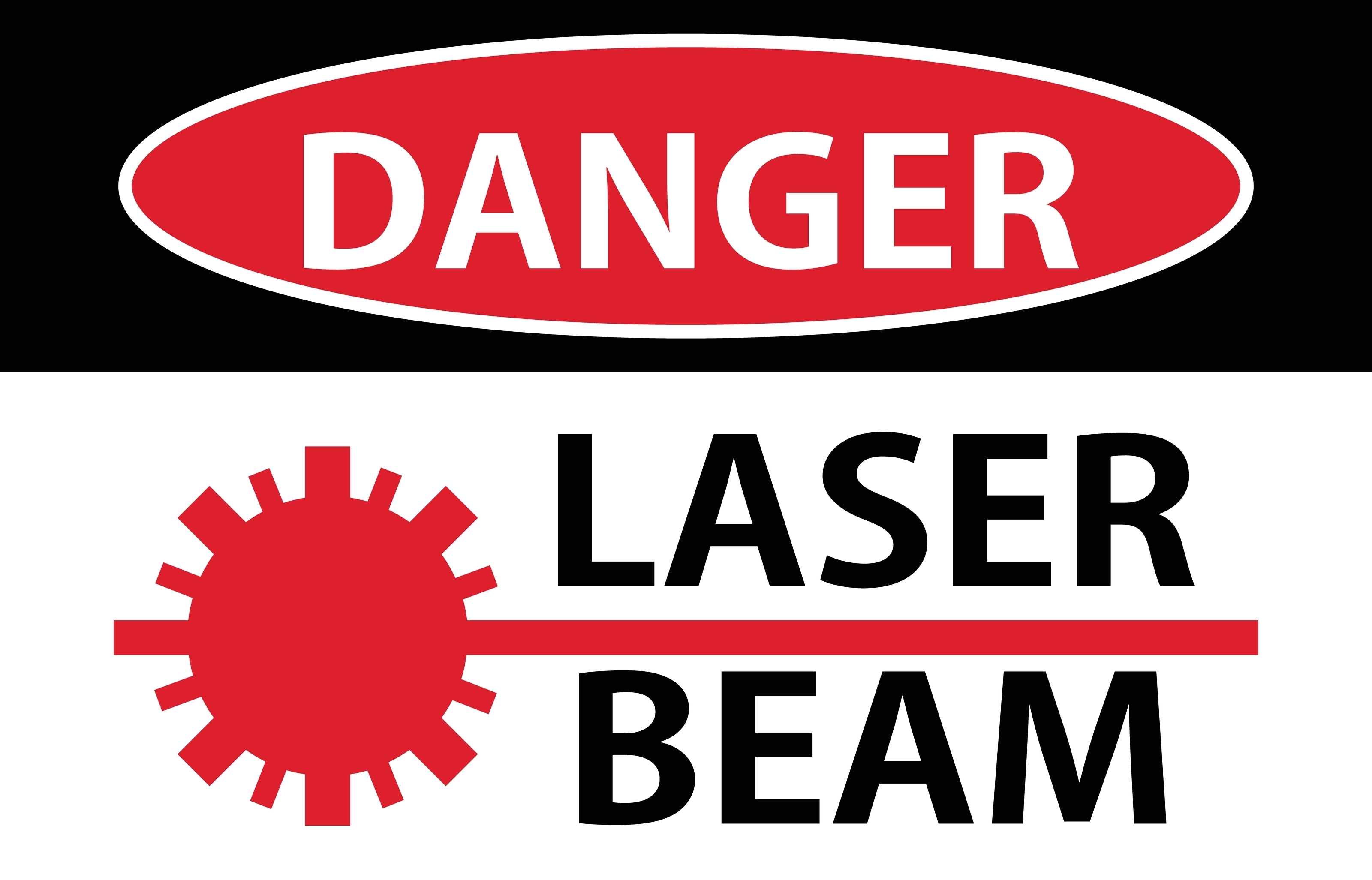 Laser Warning Sign